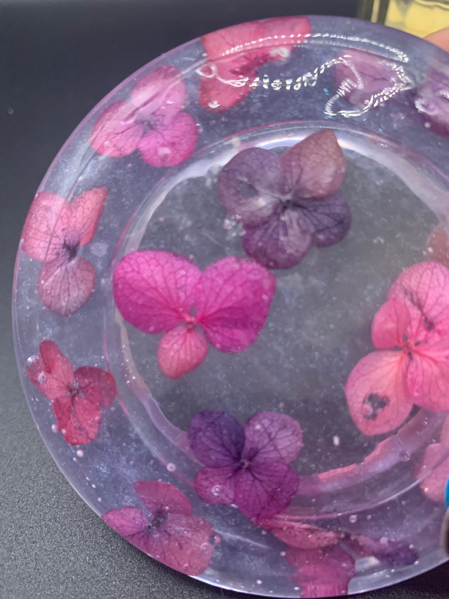 Support floral pour chauffe plat/petite bougie