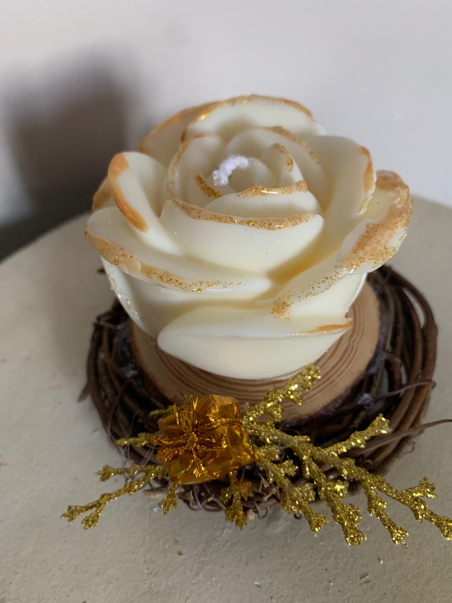 Centre de table fleur de rose