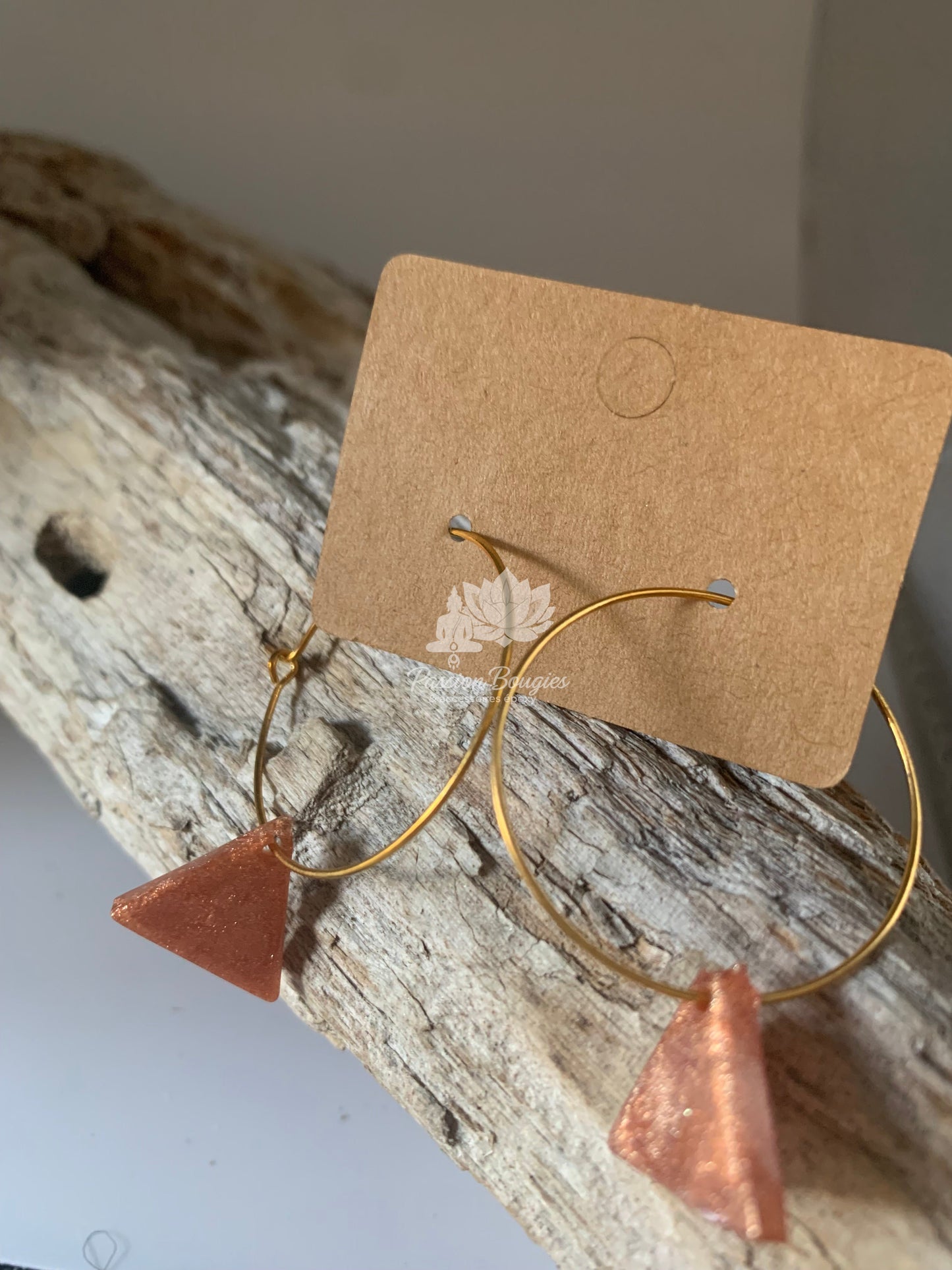 Boucles d’oreilles créoles triangle