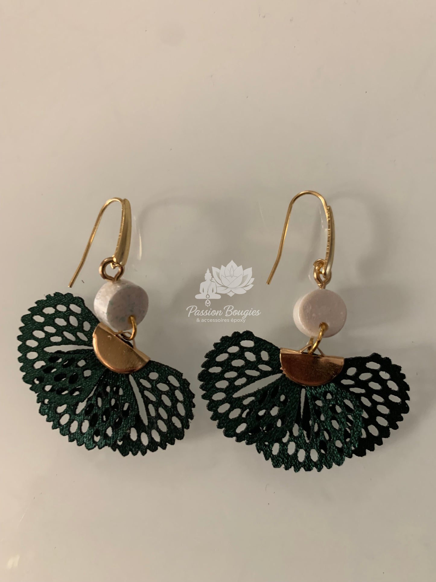 Boucles d’oreilles éventail