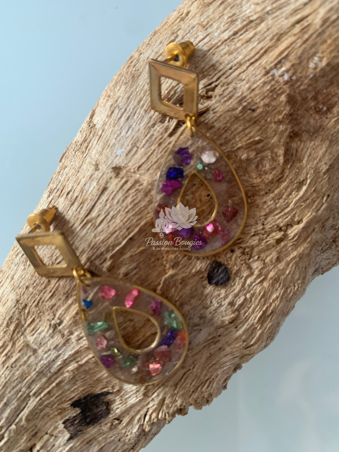 Boucles d’oreilles goutte