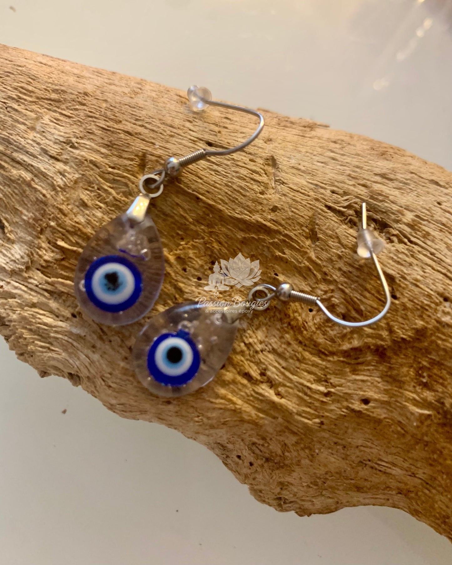 Boucles d’oreilles œil turc