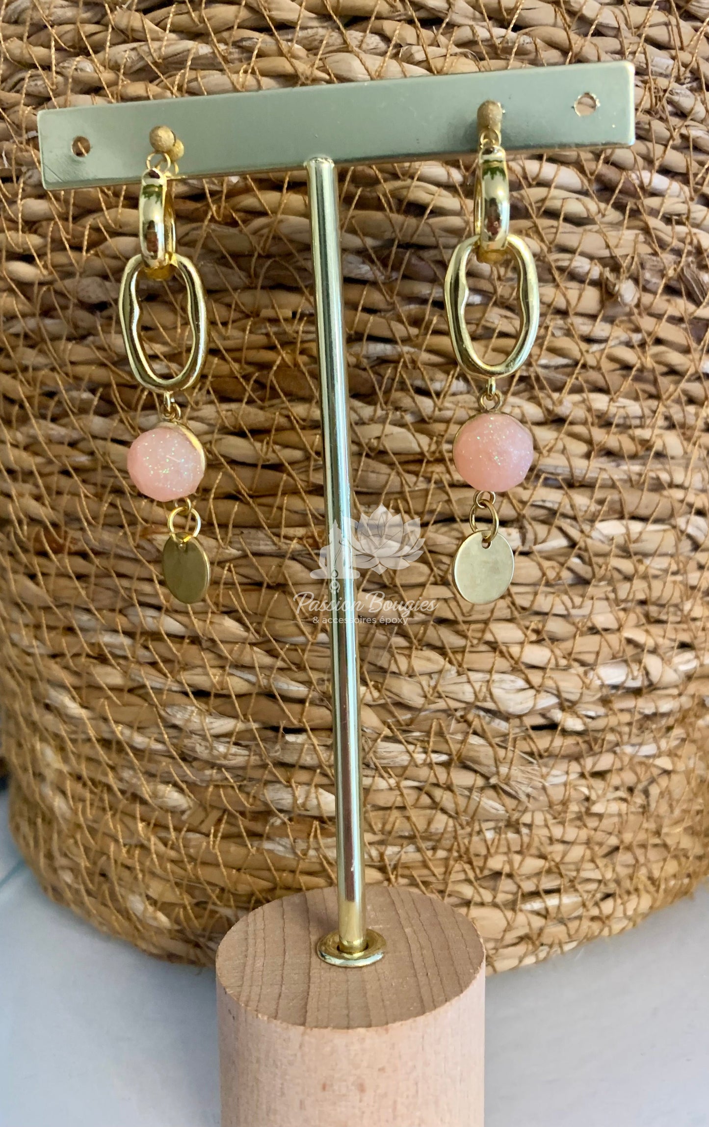 Boucles d’oreilles pendantes doubles