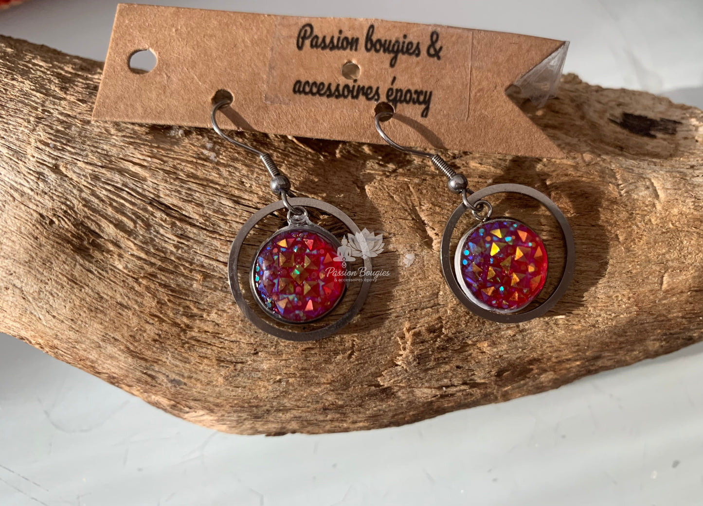 Boucles d’oreilles à strass