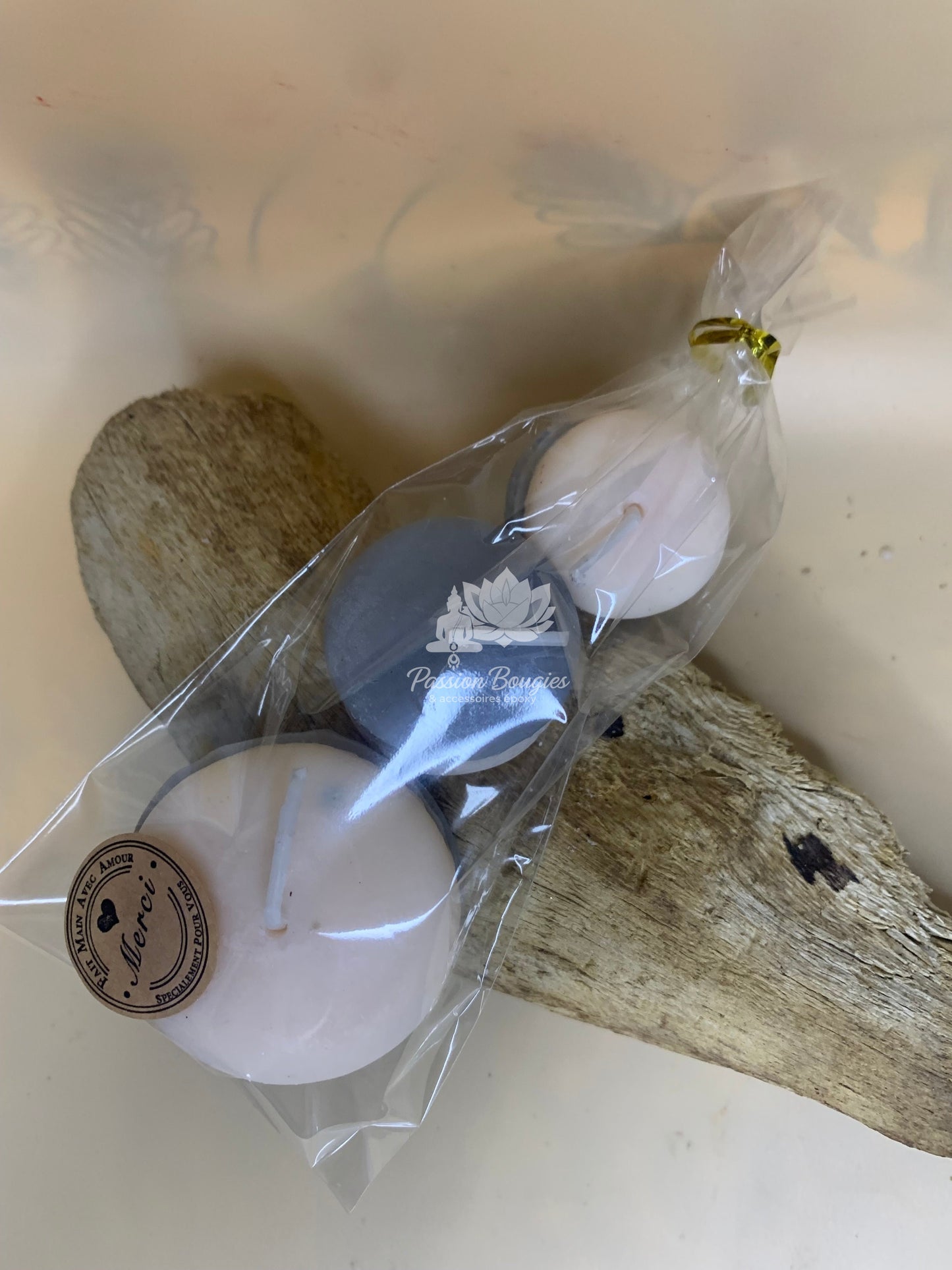 Coffret bougies macarons parfumés