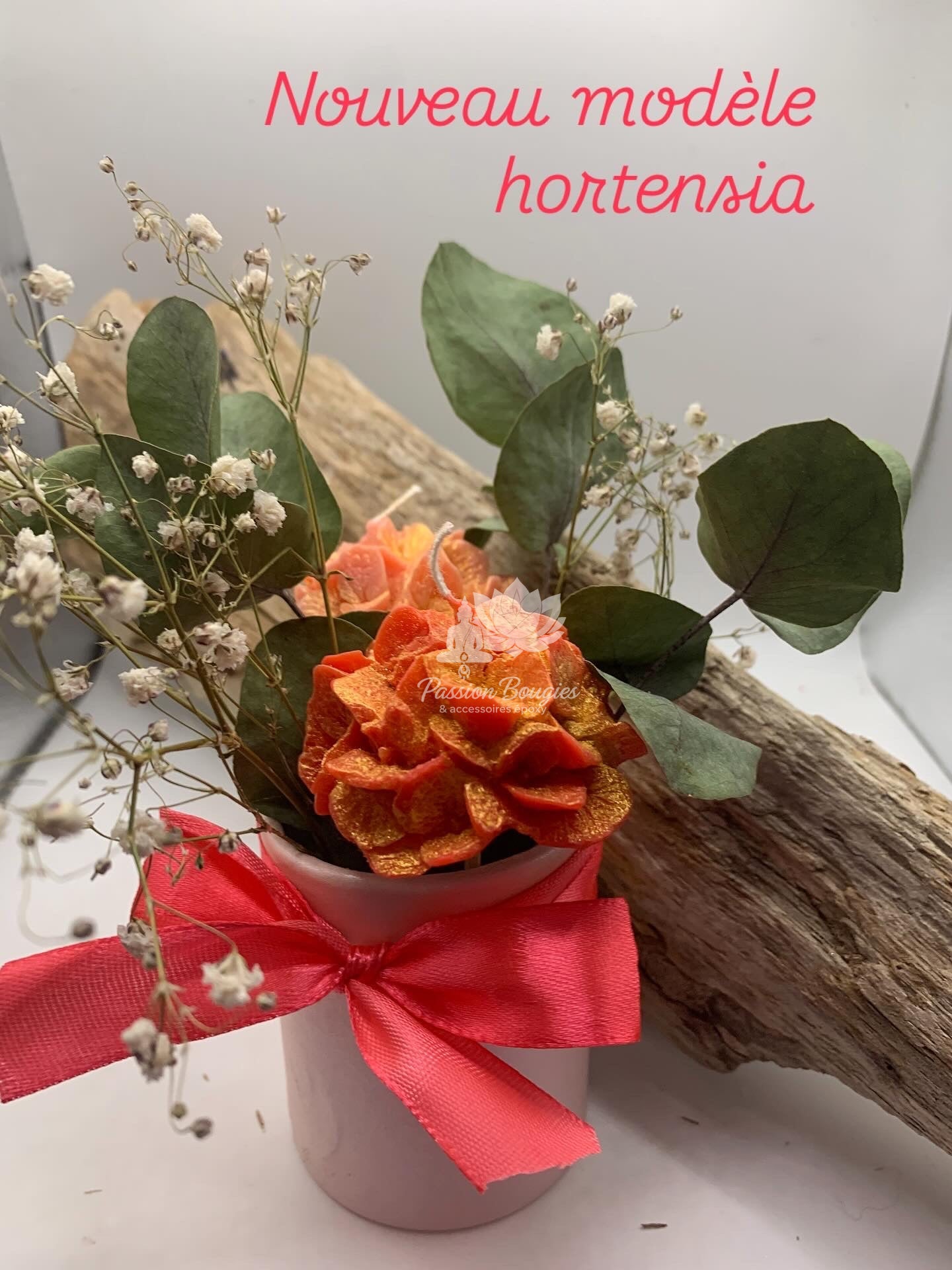 Composition florale hortensia