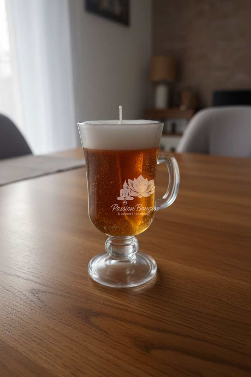 Verre boissons en bougie