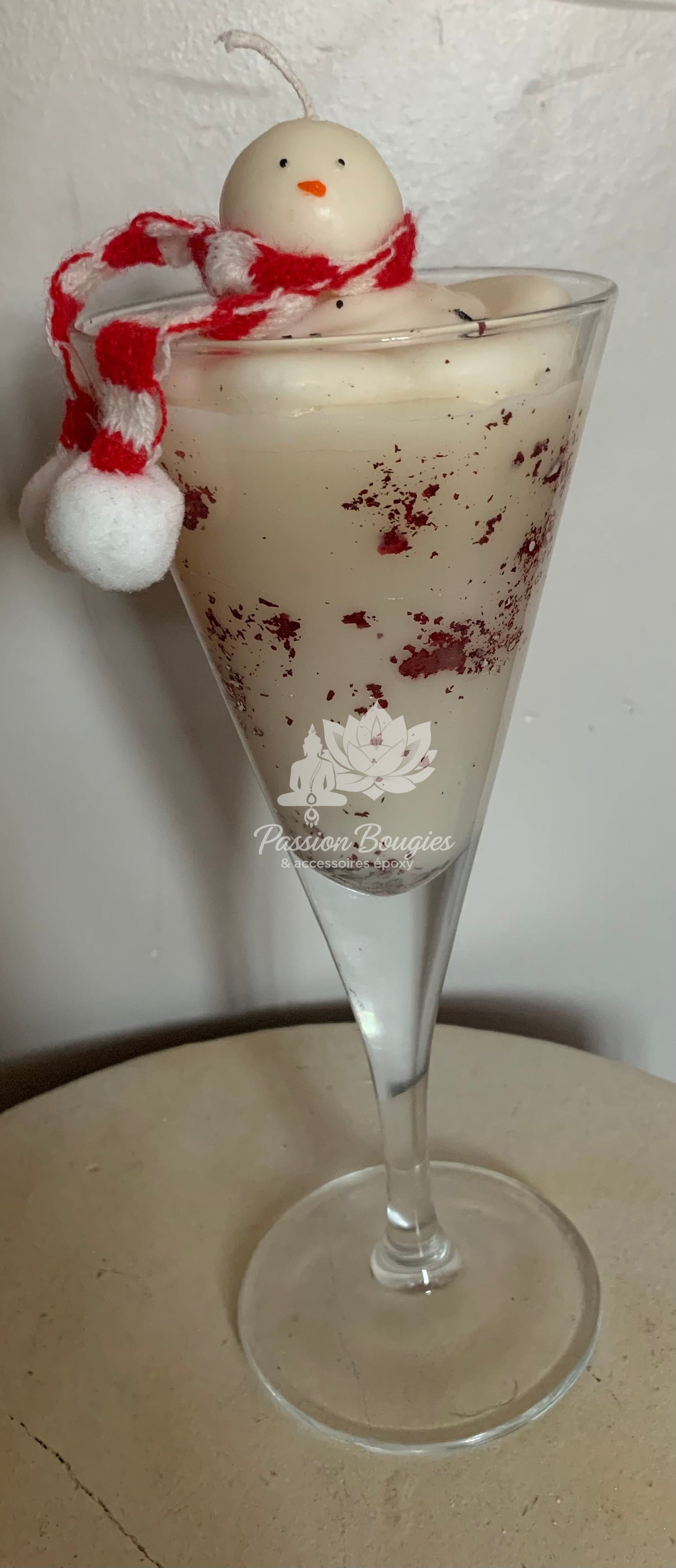 Verre bougie olaf