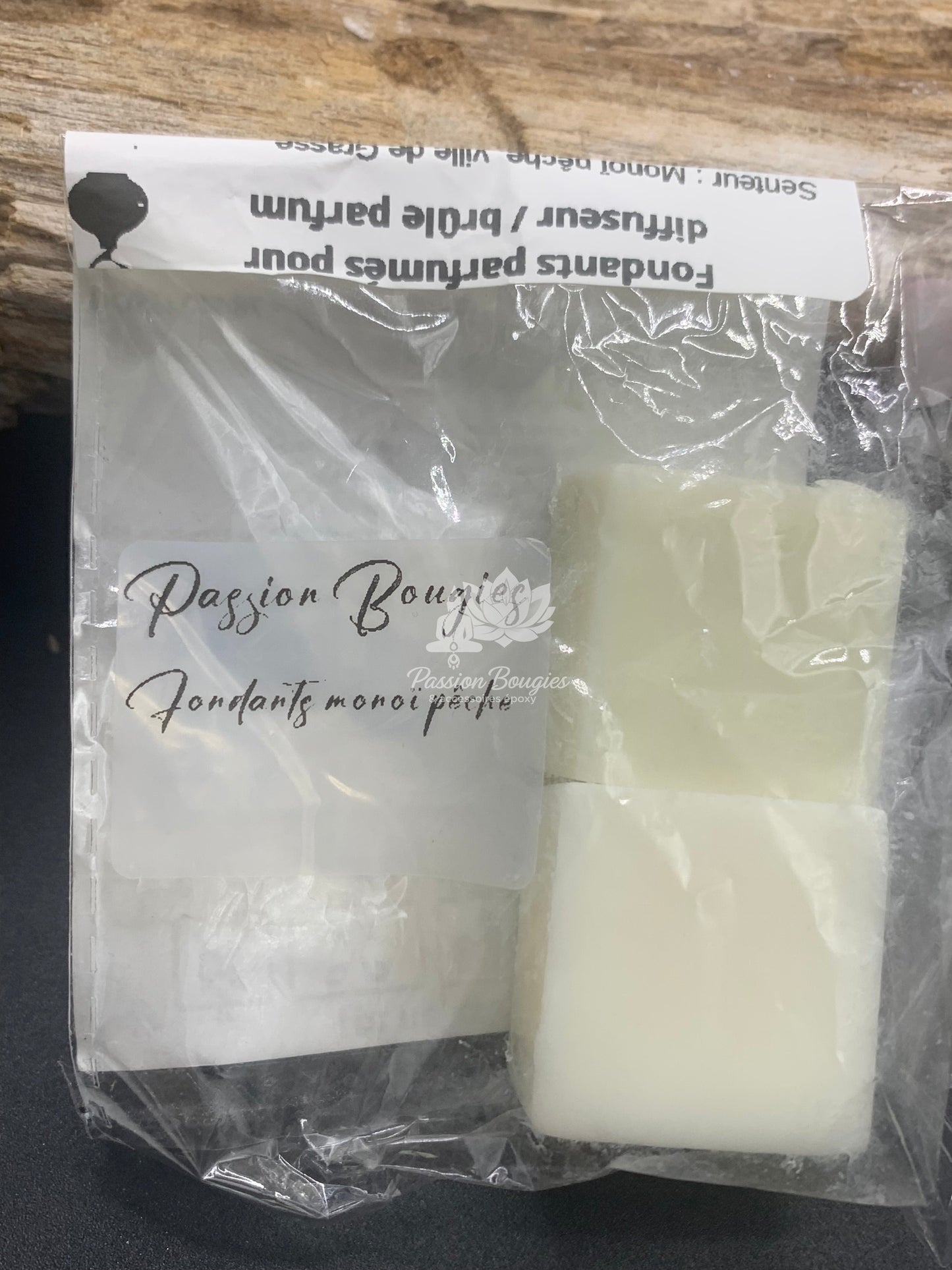 2 Fondants en carré, parfumés au monoï- pêche