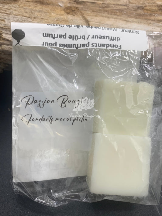 2 Fondants en carré, parfumés au monoï- pêche