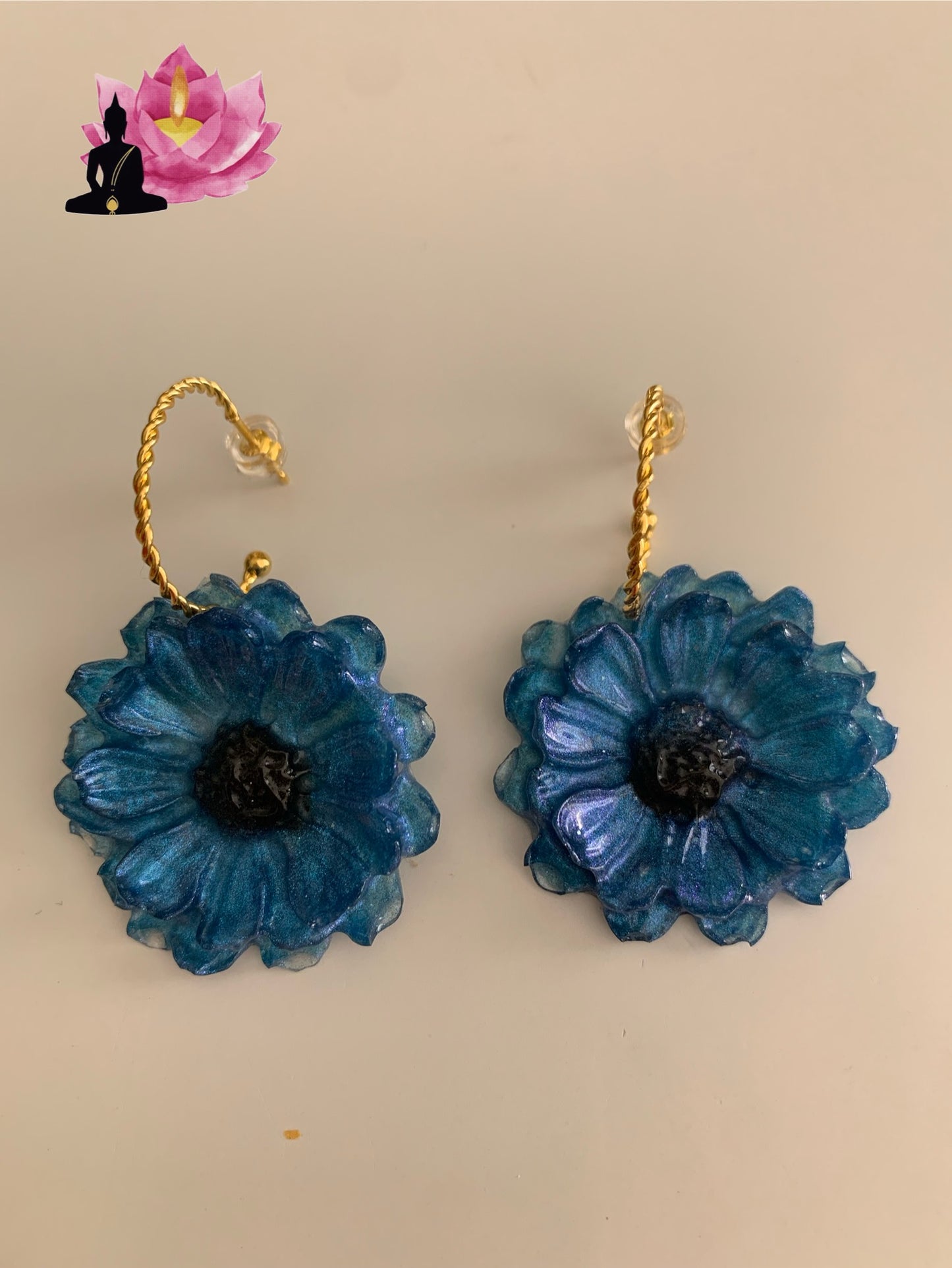 Boucles d’oreilles marguerite