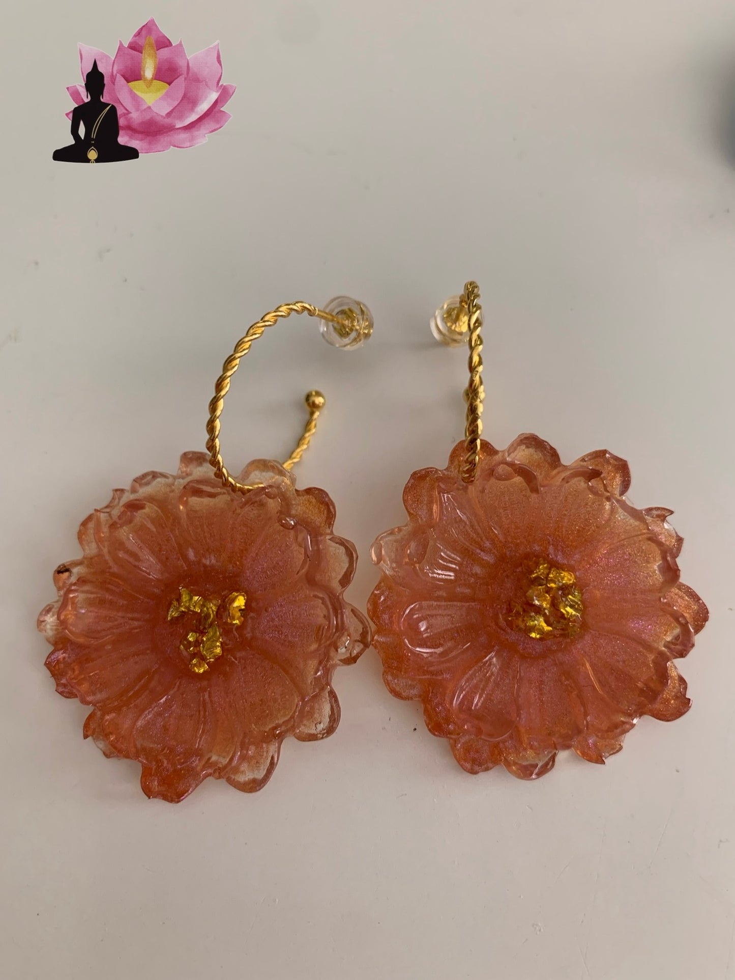 Boucles d’oreilles marguerite