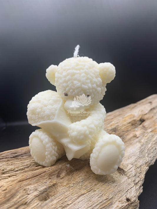 Nounours avec bouquet