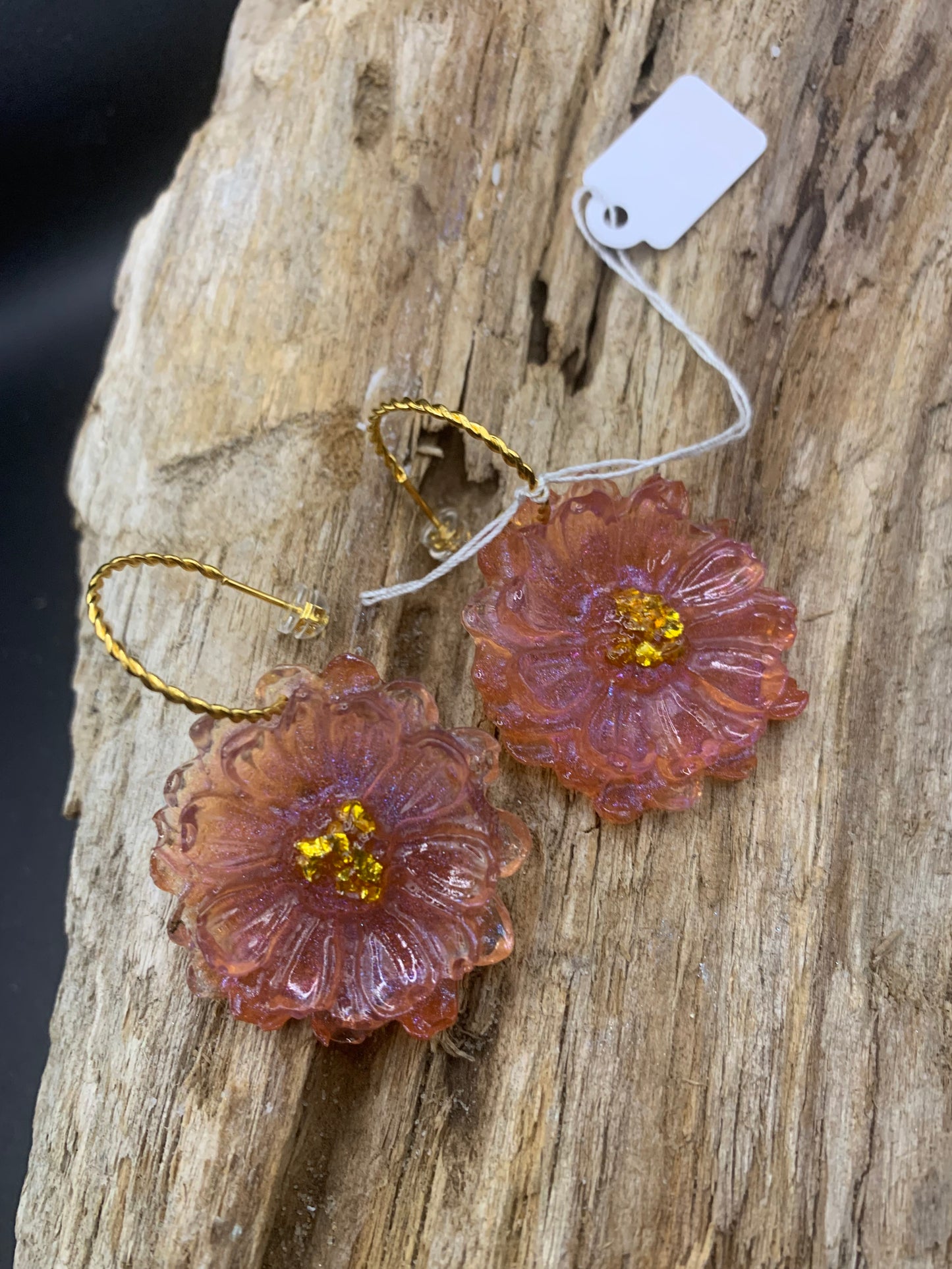 Boucles d’oreilles marguerite
