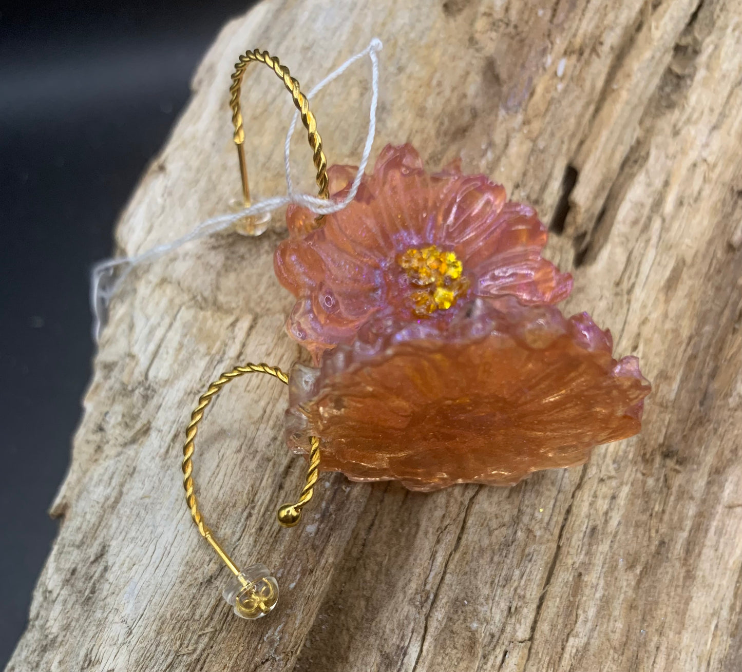 Boucles d’oreilles marguerite