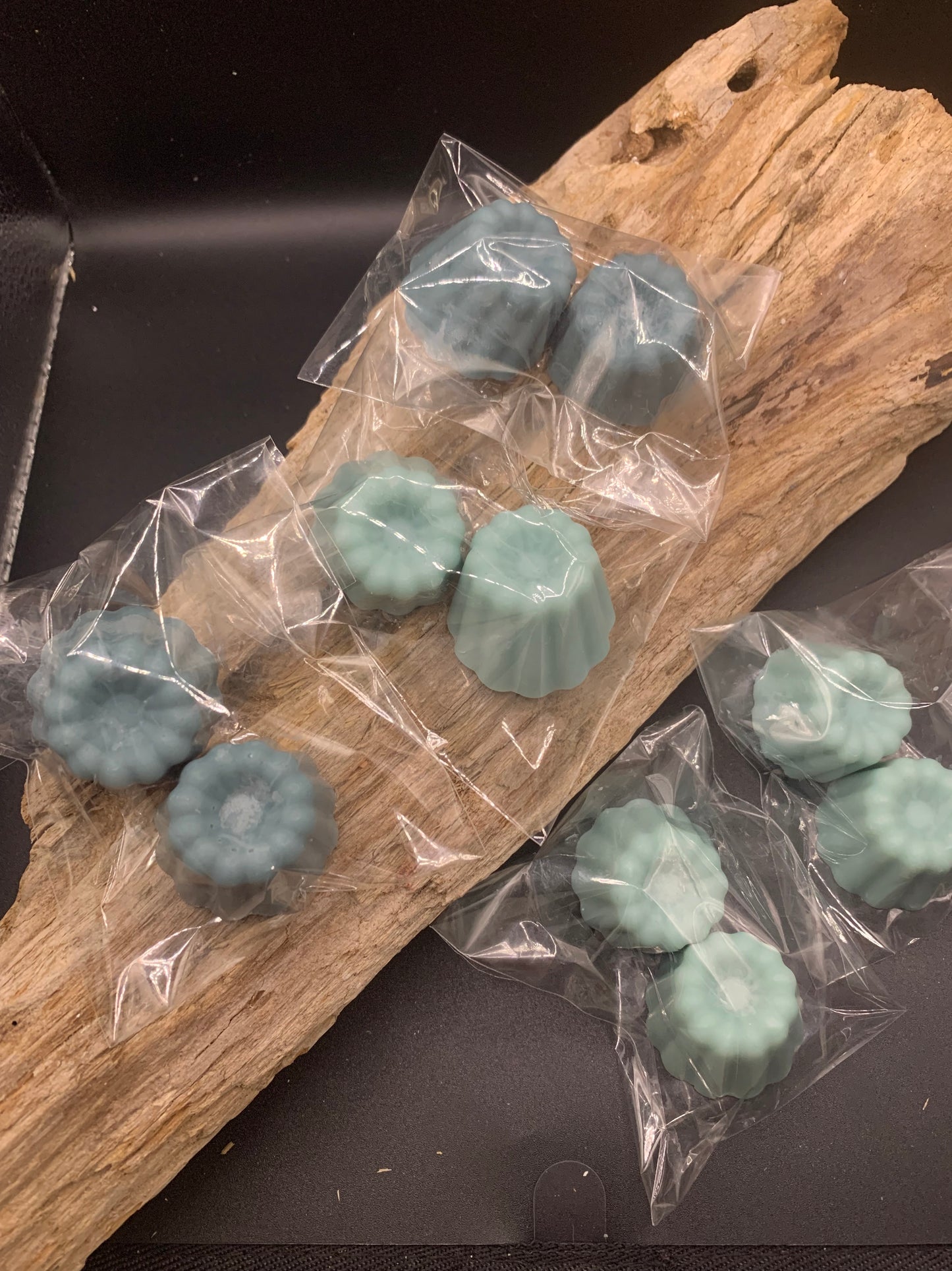 2 Fondants en cannelé, parfumés à la menthe chlorophylle