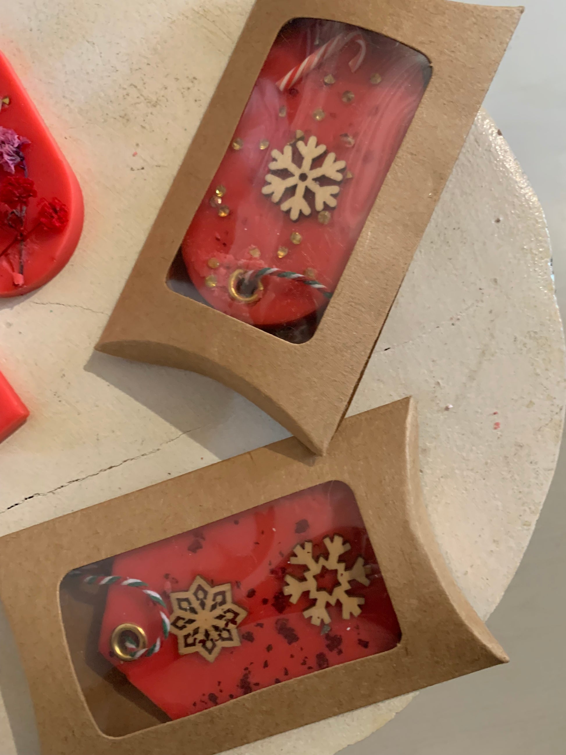 Parure collier et boucles d’oreilles argentés - bijou artisanal fait main Passion Bougies