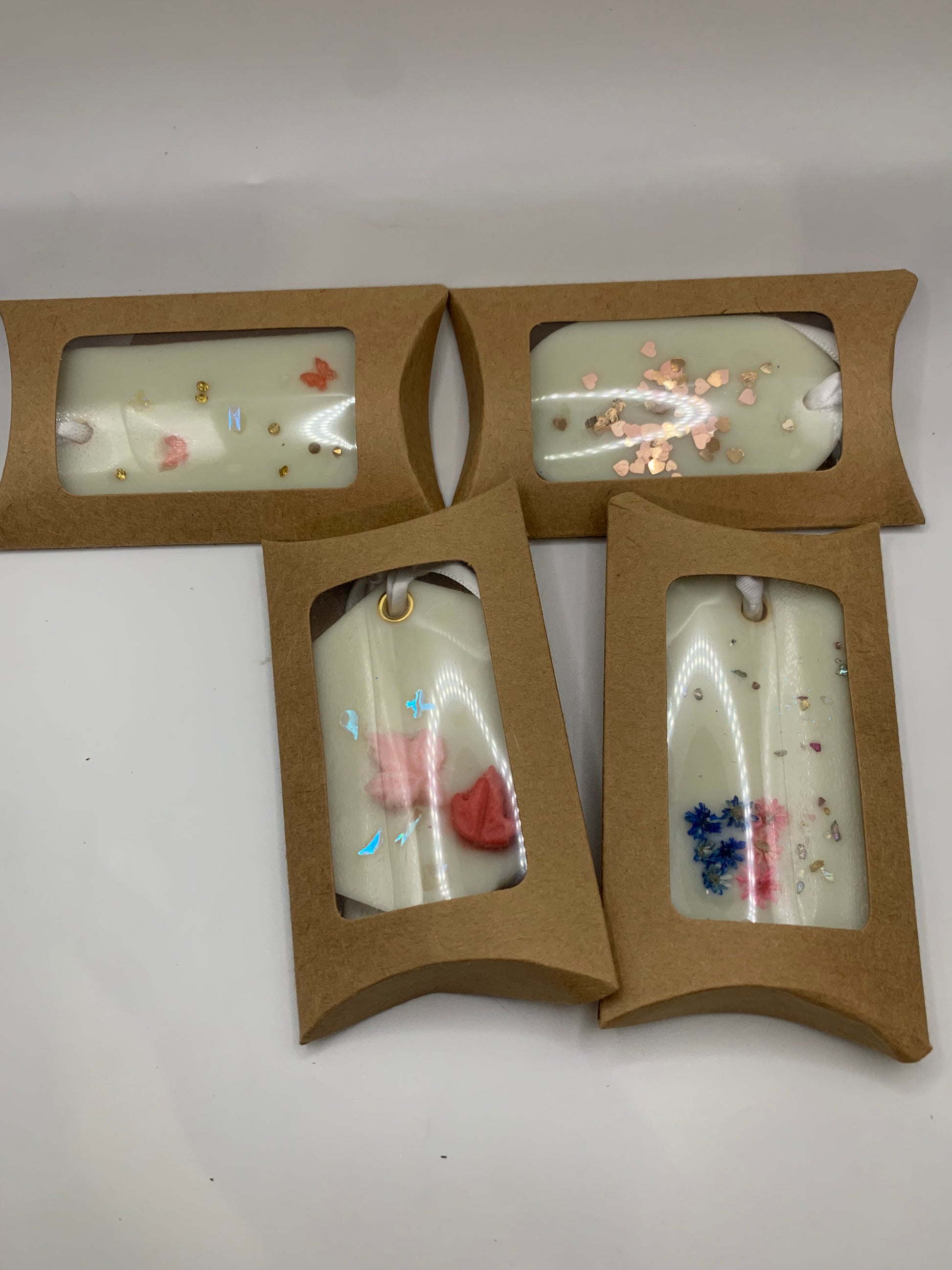 Boucles d’oreilles créoles florales - bijou artisanal fait main Passion Bougies