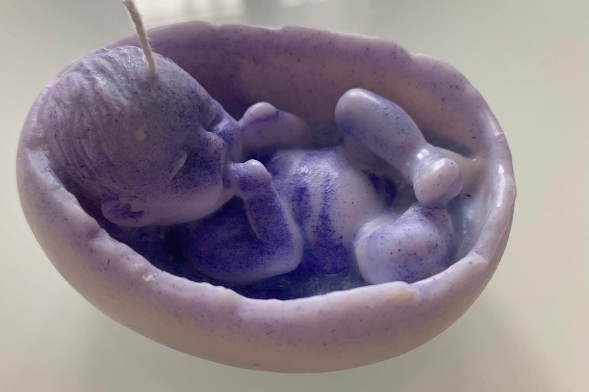 Bébé dans coquille