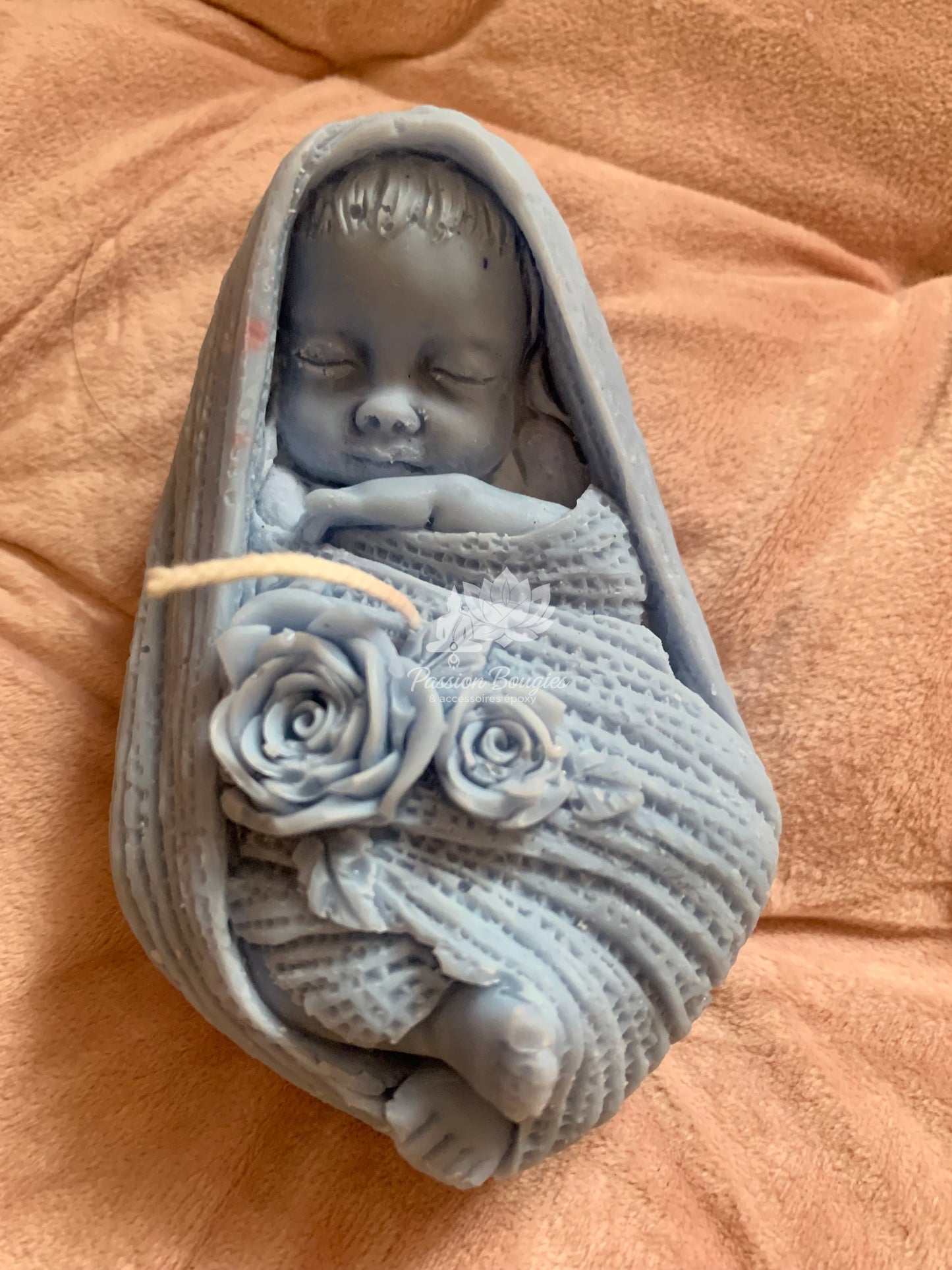 Bébé couffin, floral