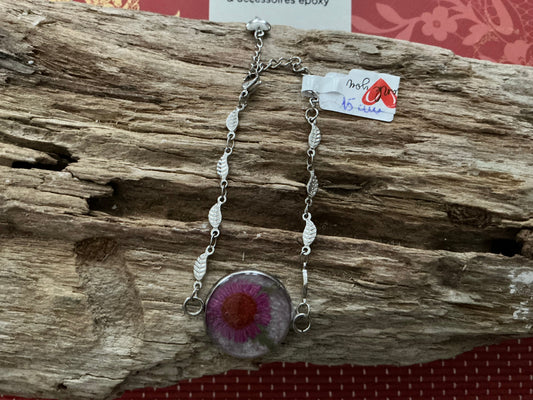 Boucles d’oreilles créoles avec pierres naturelles de citrine - bijou artisanal fait main Passion Bougies