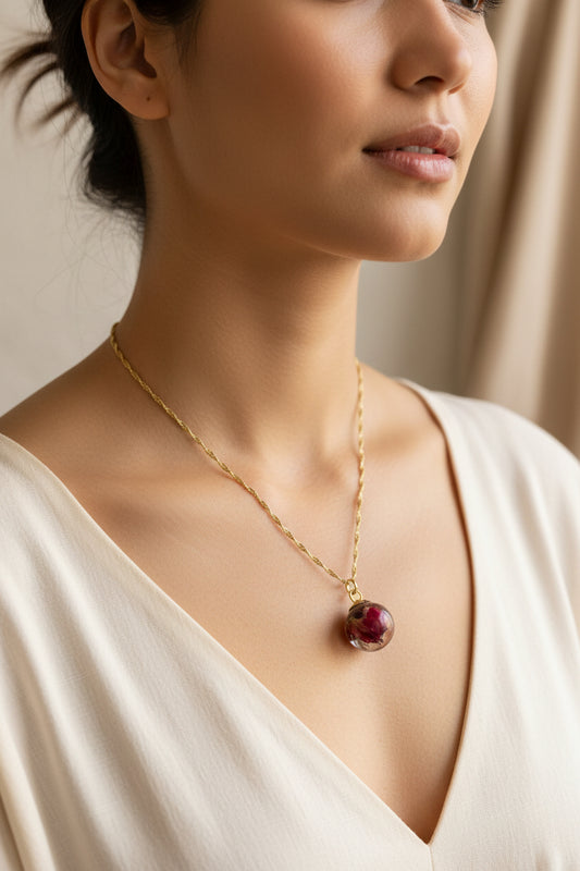 Parure « la rose »