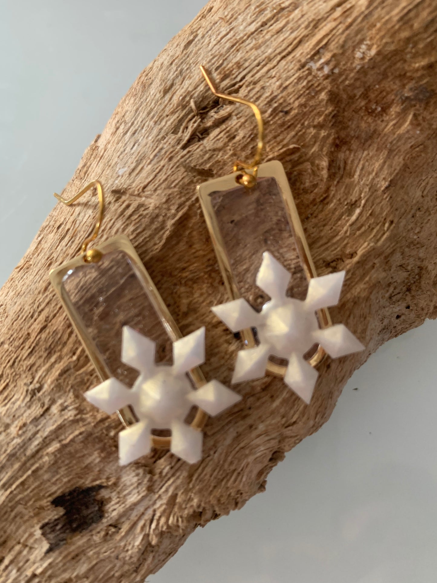 Boucles d’oreilles flocons