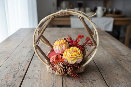 Collier sautoir en pierres de verre - coquillage - bijou artisanal fait main Passion Bougies