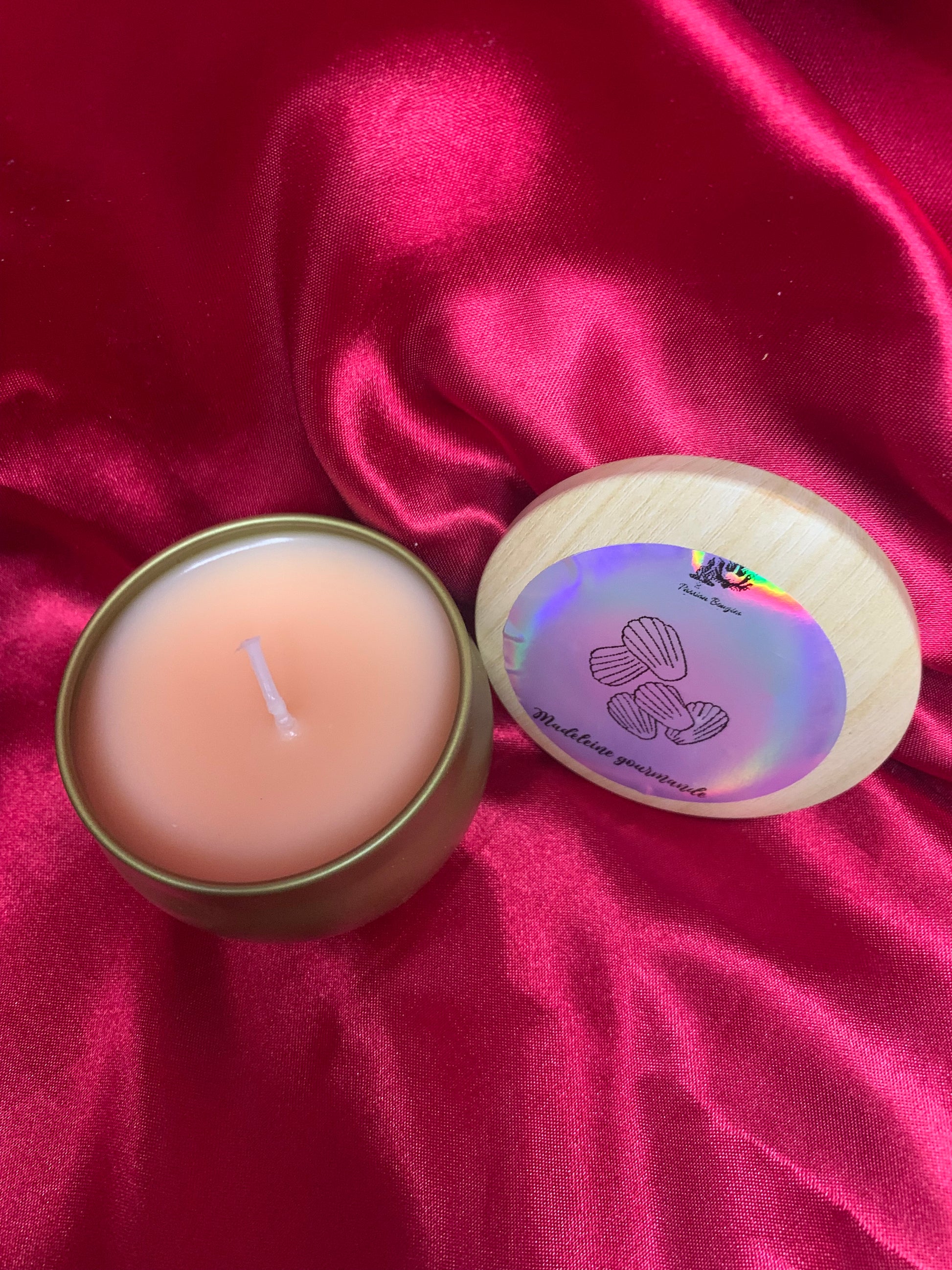 Boucles d’oreilles gouttes nacre blanche - bijou artisanal fait main Passion Bougies