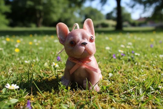 Bouledogue petit assis