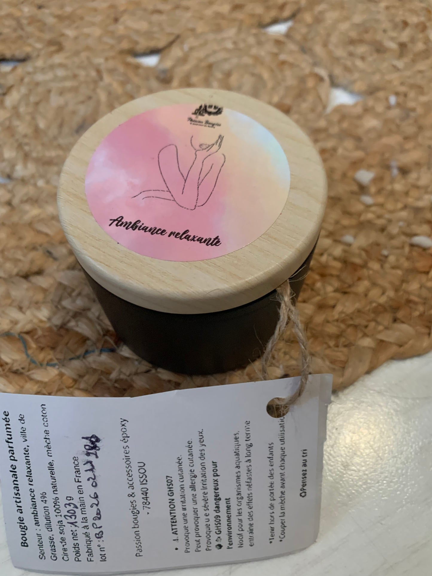 Pot métal 4oz à couvercle parfumé 🌿 PLURIELLE83