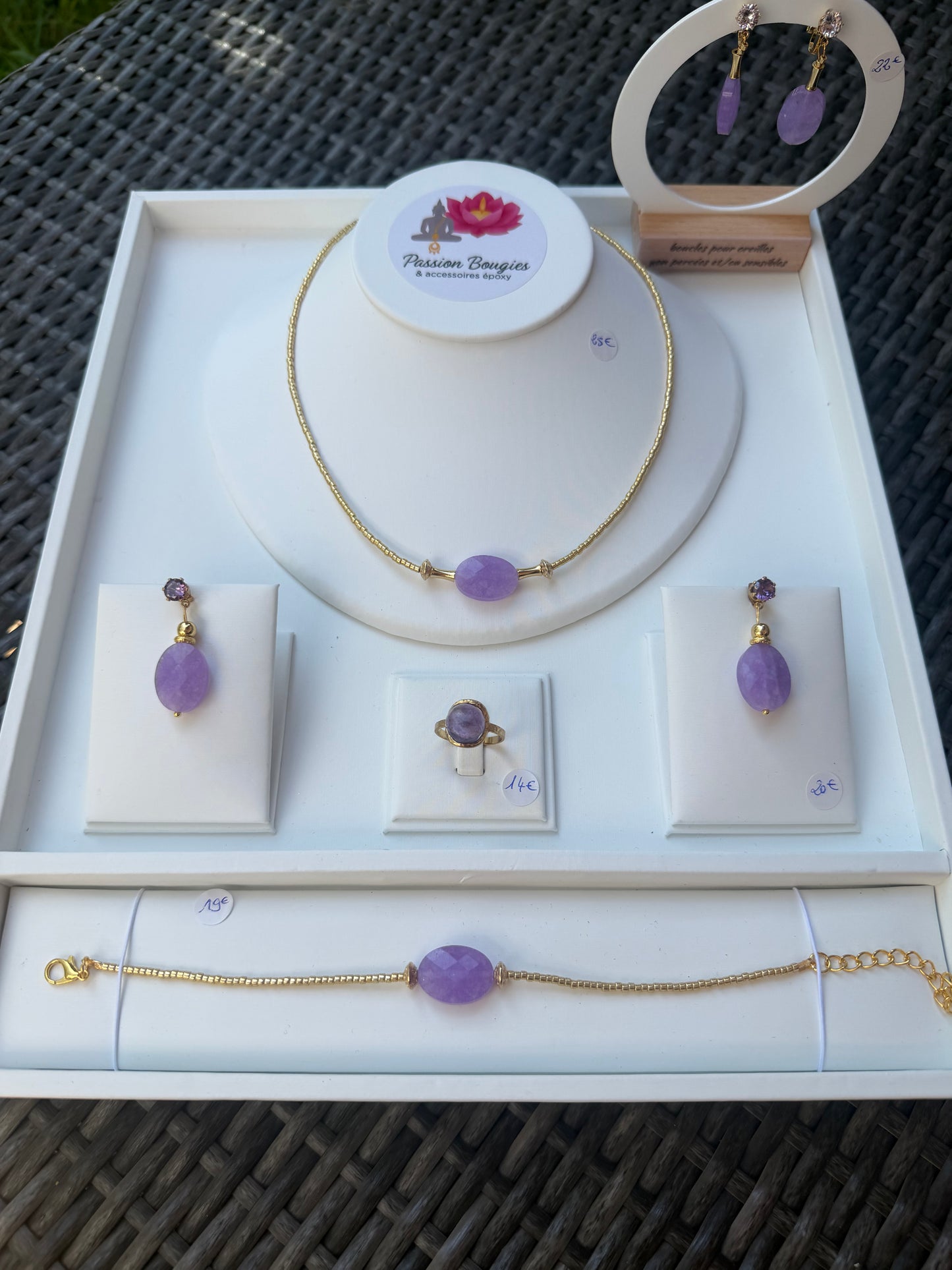 Parure «améthyste »