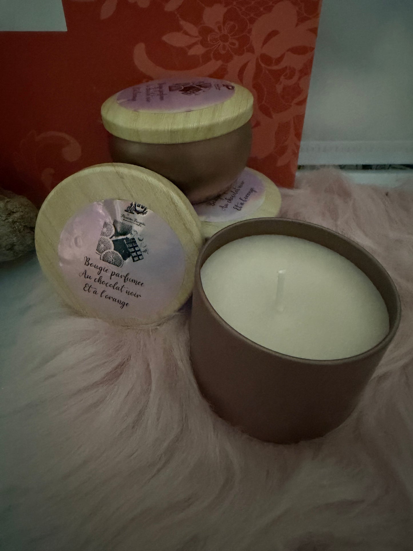 Petit pot métal doré parfumé 🌿 SUN7