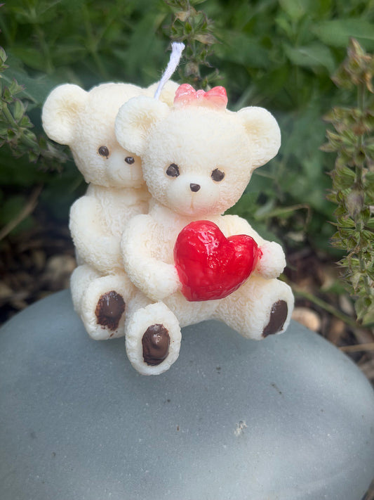 Nounours couple assis