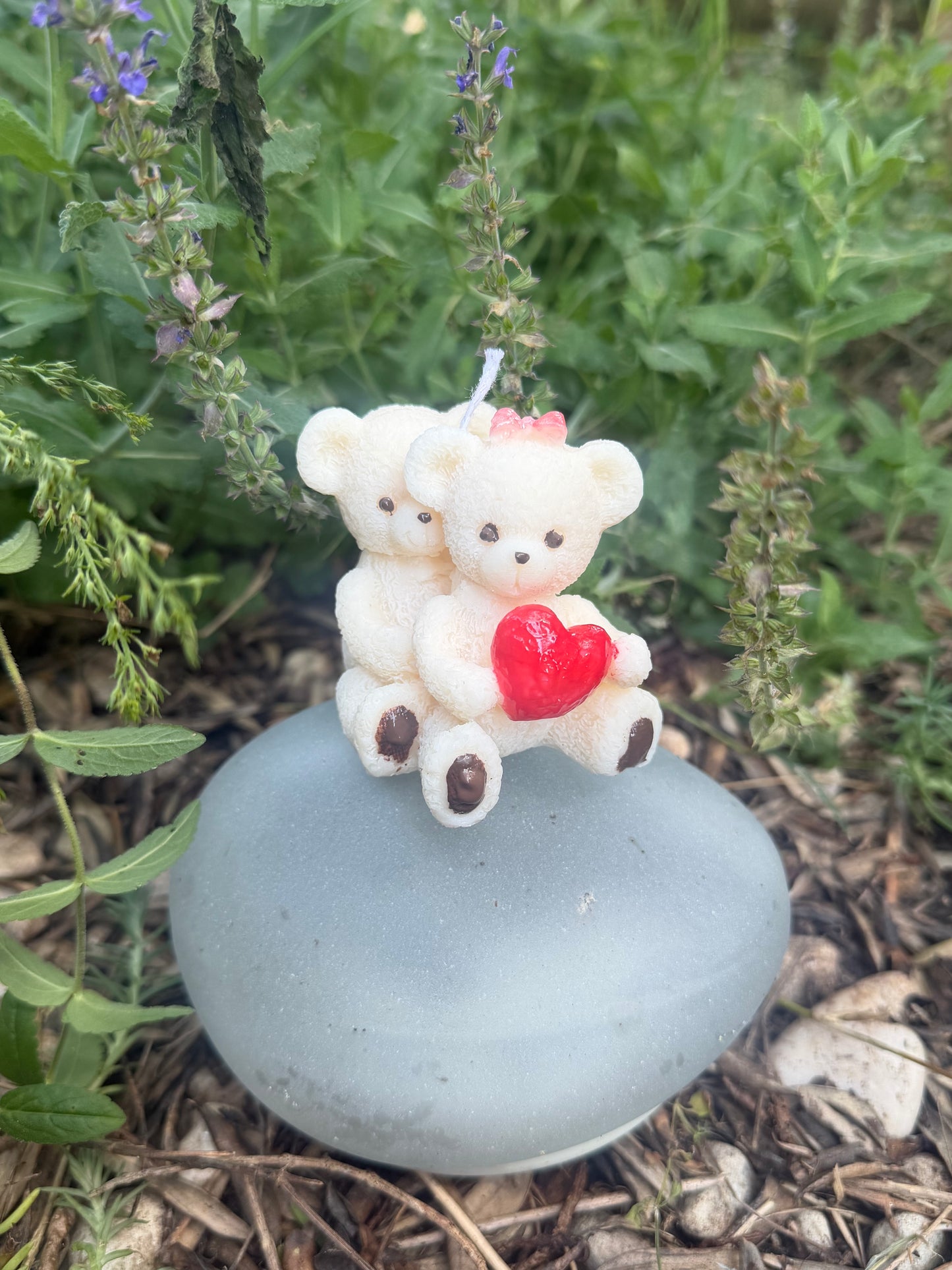 Nounours couple assis