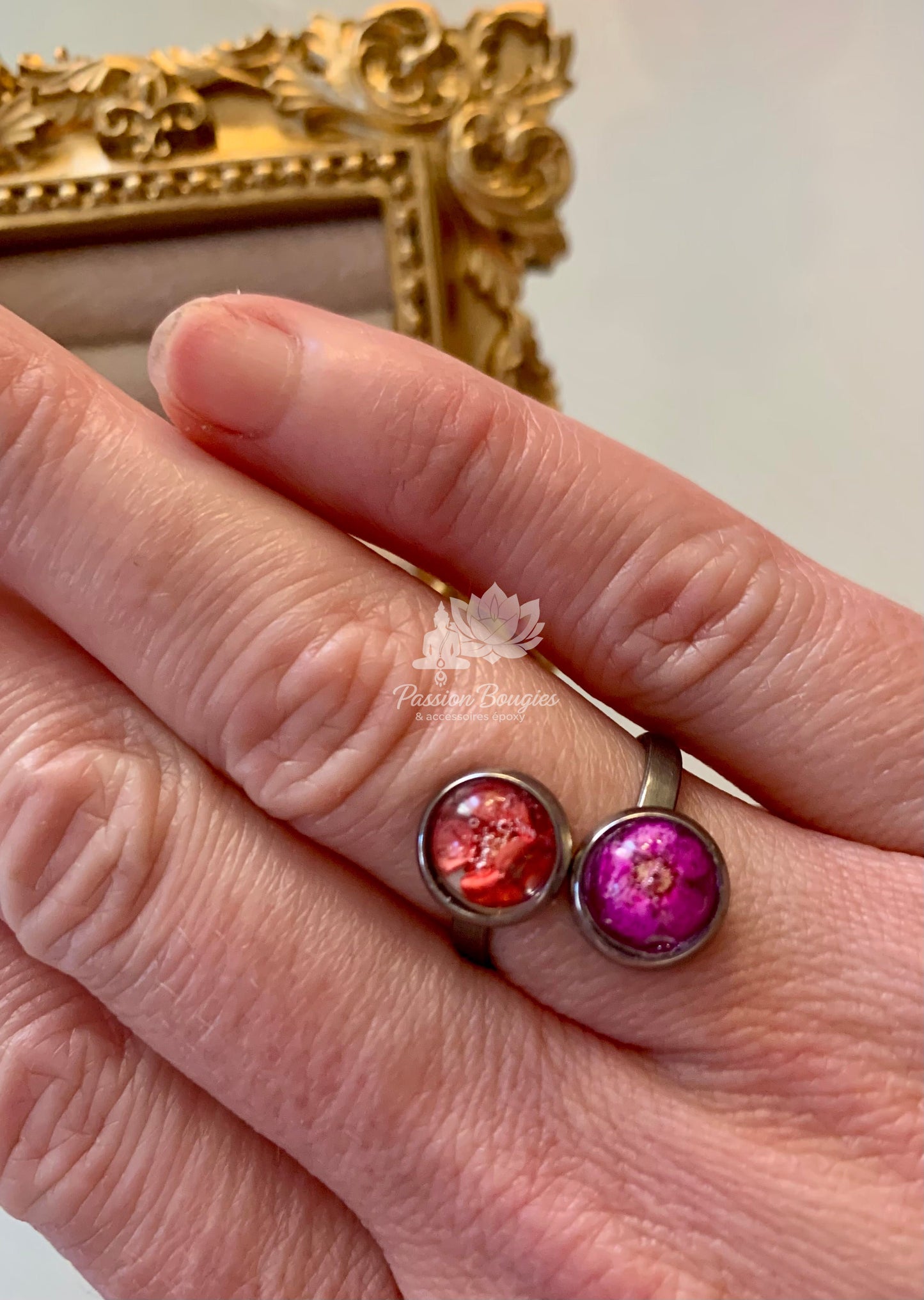 Bague double azalée