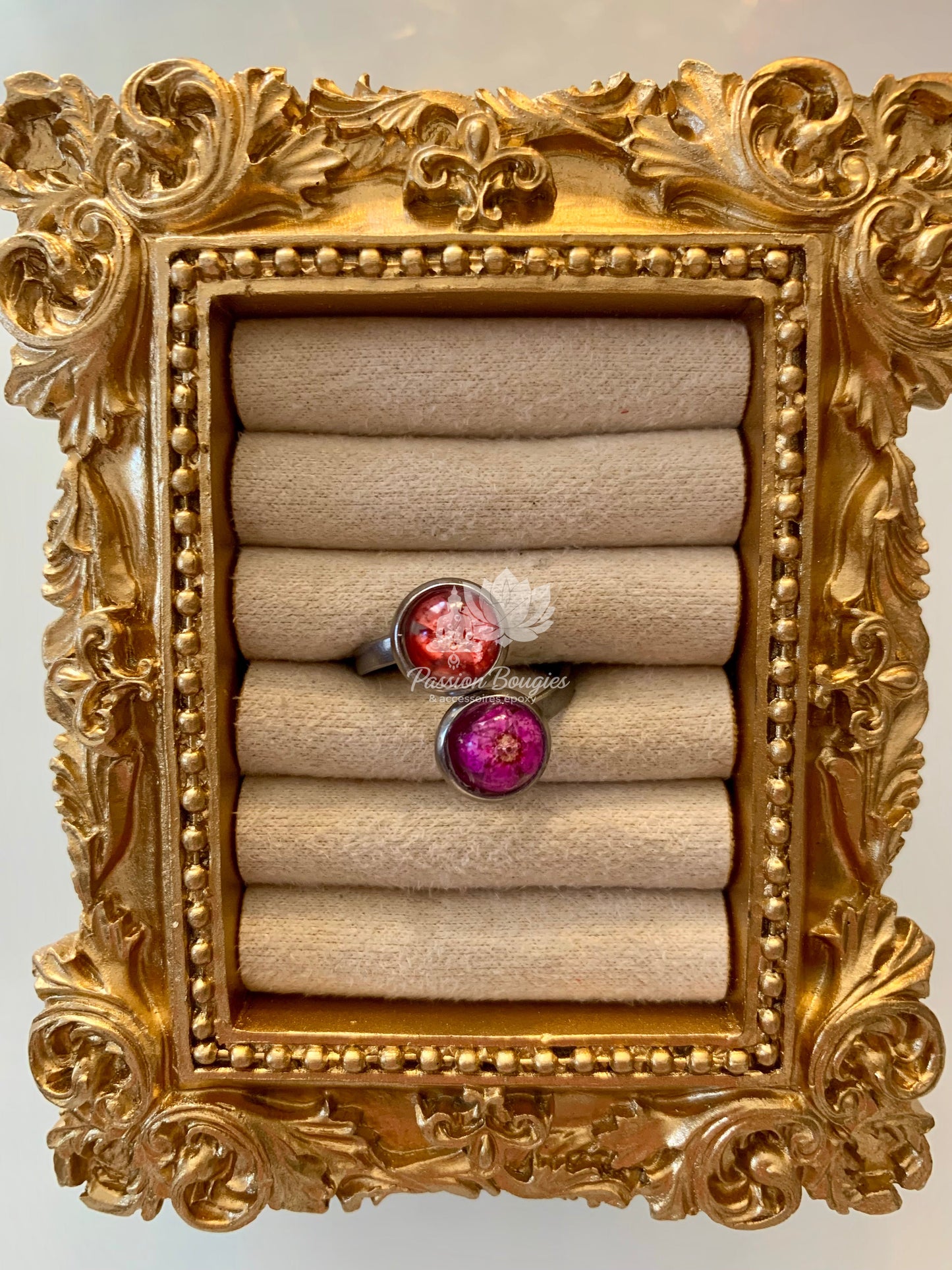 Bague double azalée