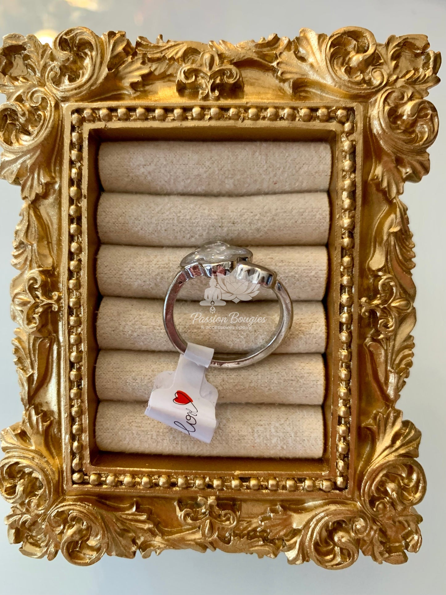Bague double trèfle