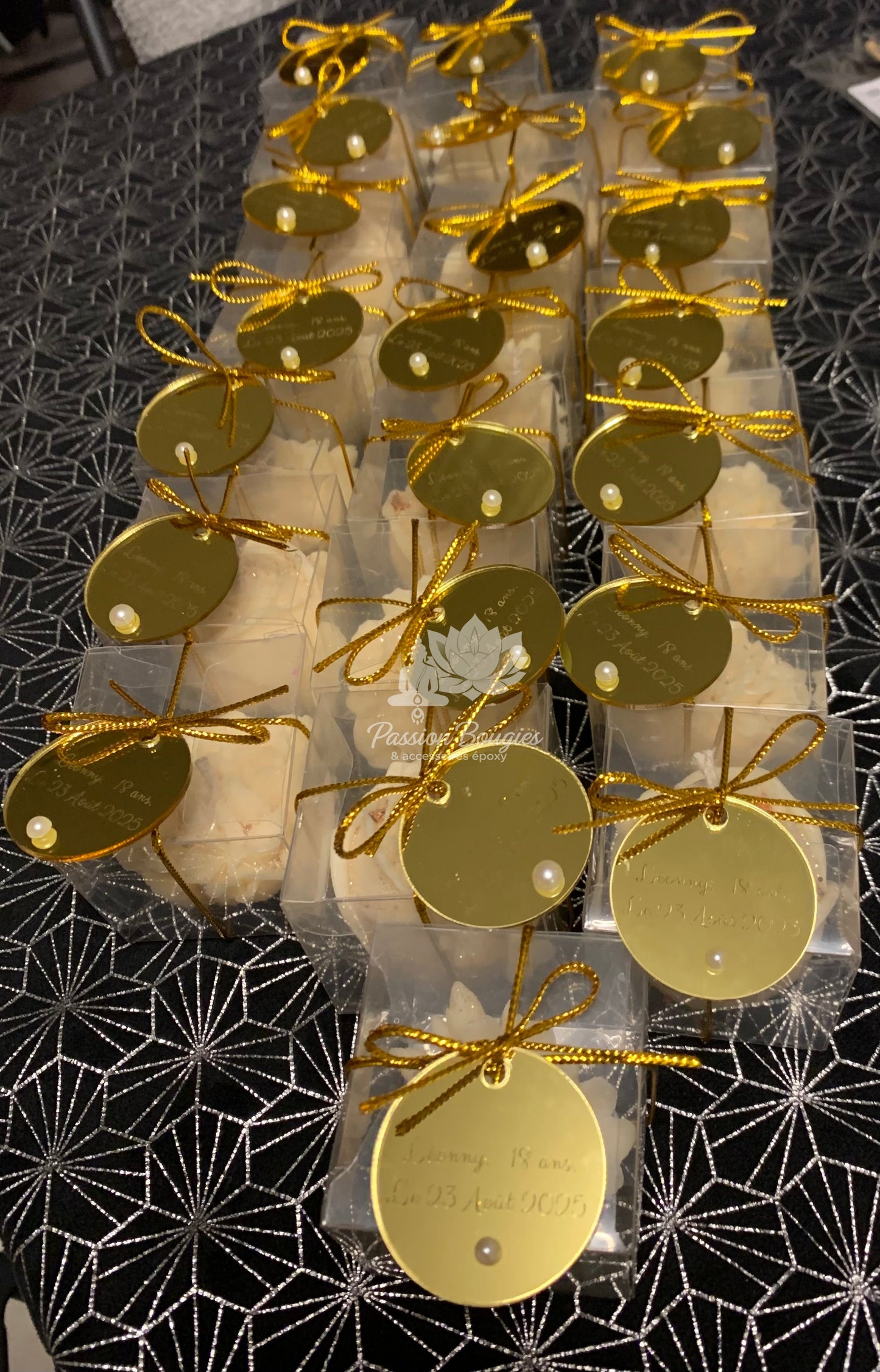 Boîte à bougie pour convives