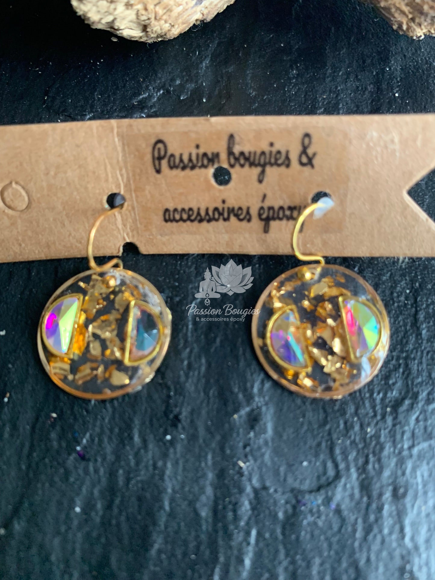 Boucles d’oreilles strass