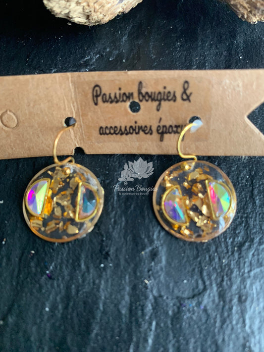 Boucles d’oreilles strass