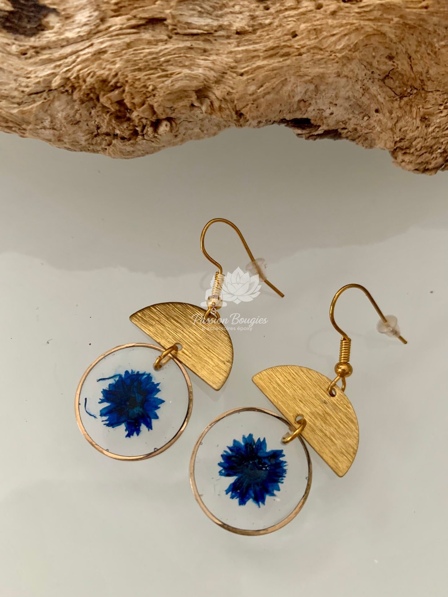 Boucles d’oreilles azalée