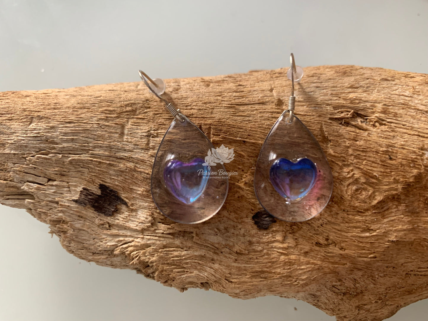 Boucles d’oreilles coeur