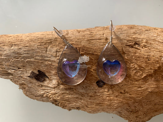 Boucles d’oreilles coeur