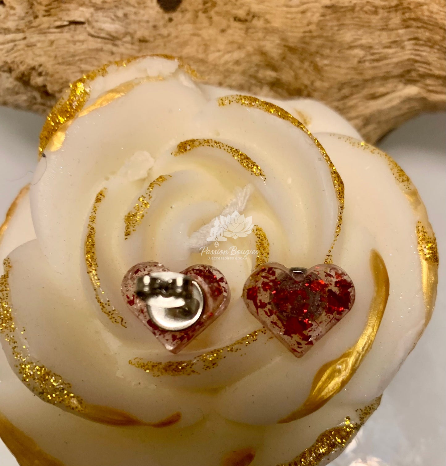 Boucles d’oreilles coeur