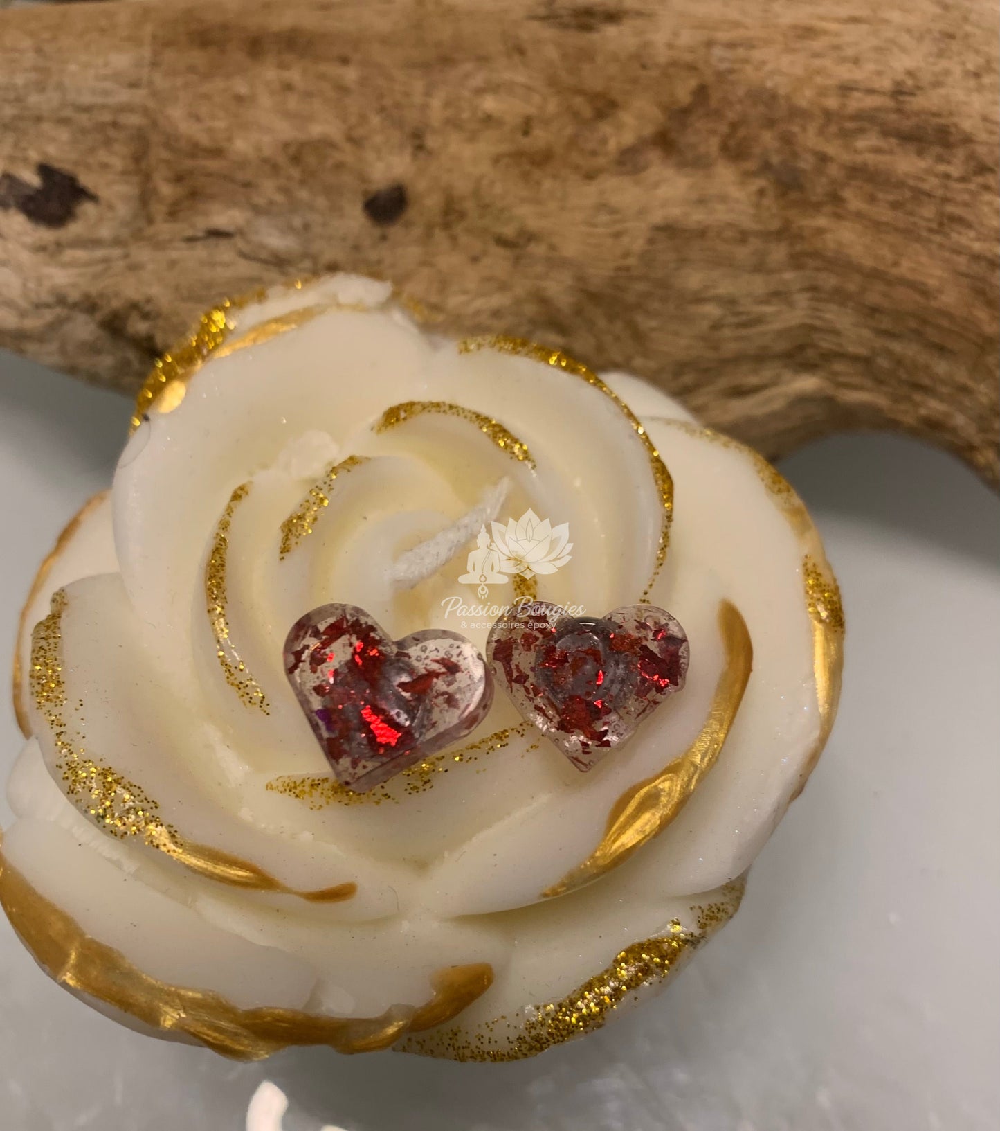 Boucles d’oreilles coeur