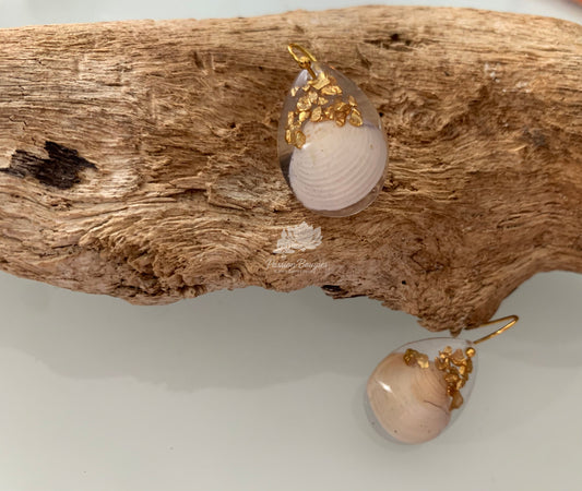Boucles d’oreilles coquillage