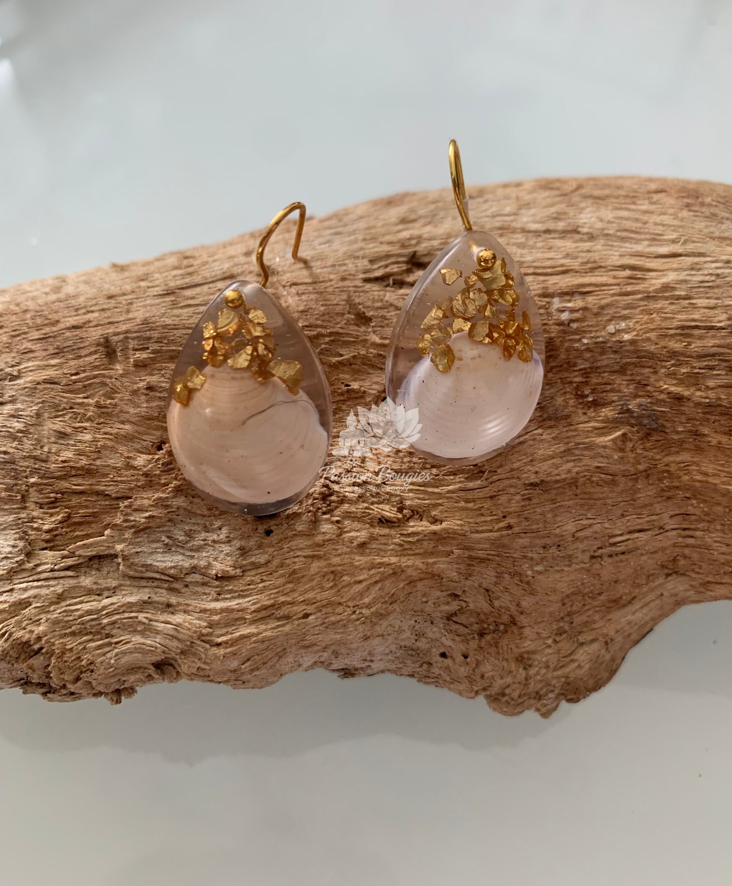 Boucles d’oreilles coquillage