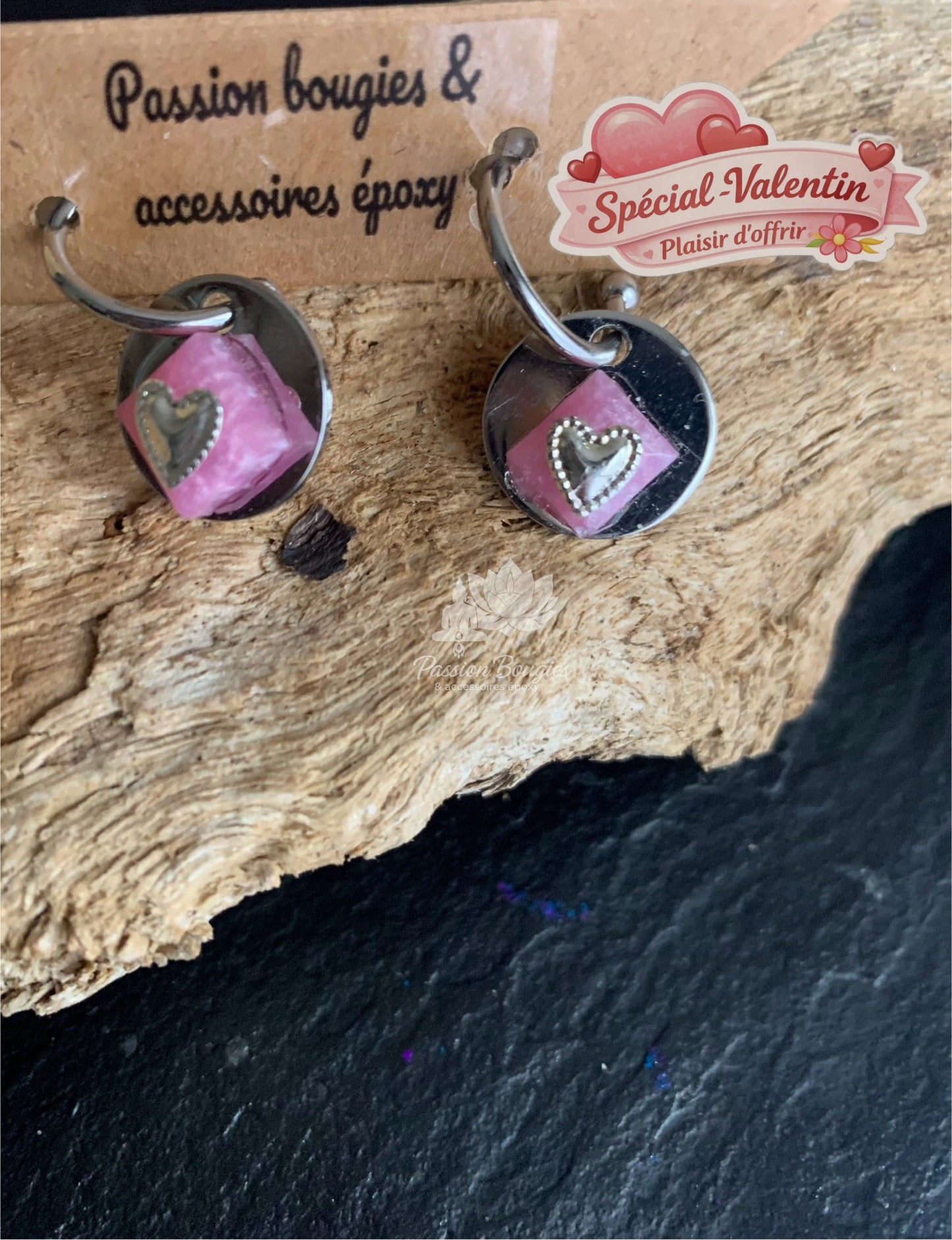 Boucles d’oreilles créoles cœurs