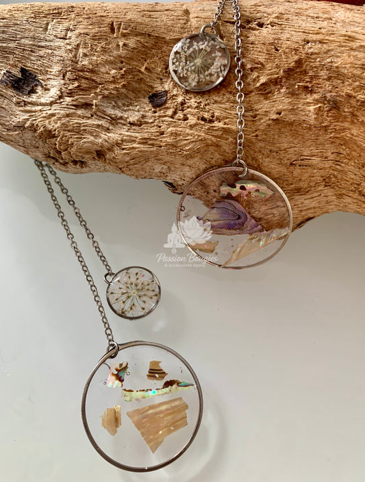 Boucles d’oreilles double pendante